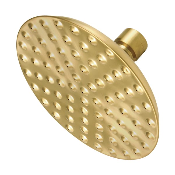 Shower Head, Brushed Brass, Wall Mount